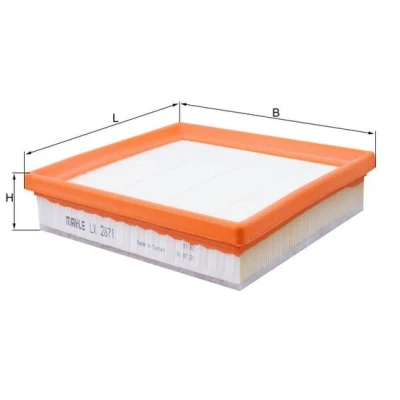 Imagen de MAHLE ORIGINAL LX 2871 Filtro de aire 47,5 230 216,6 Cartucho filtrante