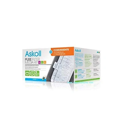 Imagen de Askoll Ac350014 Pure Filter Media Kit + Conveniente con Cartuchos 3Action, XL