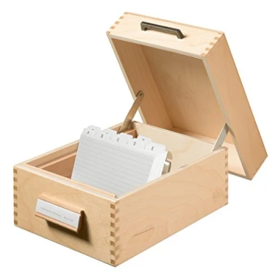 Imagen de HAN 506 Caja para tarjetas de índice (capacidad 900 tarjetas, tamaño A6, 193 x 144 250 mm)