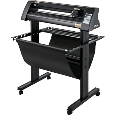 Imagen de VEVOR Plotter de Corte Posicionamiento Semiautomático 870 mm Impresora Cortador Vinilo 21 kg CA 85 264V Letrero Signcut