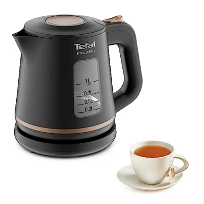 Imagen de Tefal Bouilloire électrique 1 L KI533811 Hervidores eléctricos, Plástico, Negro