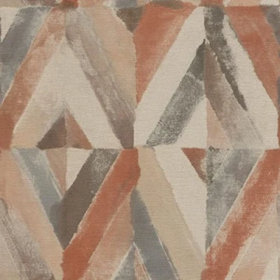 Imagen de Rasch Papel pintado 704020 de la colección Kalahari en rojo, beige y gris con patrón estilo africano, 10,05 m x 53 cm (largo ancho)