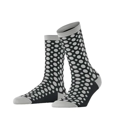 Imagen de FALKE Mirage Dot W SO algodón estampado 1 par, Calcetines Mujer, Negro (Black 3000), 39 42