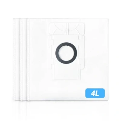 Imagen de EZVIZ Bolsas de Polvo Compatibles con Robot Aspirador y Friegasuelos Base Autovaciado Modelo RE4 Plus, 3 para el Incluidas