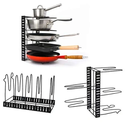 Imagen de EYEPOWER Organizador de Cocina 5 Estantes Soporte para Ollas Sartenes Tapas Armario y Cajón