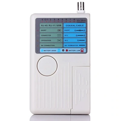 Imagen de Leagy 4 en 1 comprobador de cable red RJ45/RJ11/USB/BNC LAN Cat5 Cat6