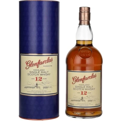 Imagen de Glenfarclas 12 Year Old Highland Single Malt Whisky 43%, 1 l