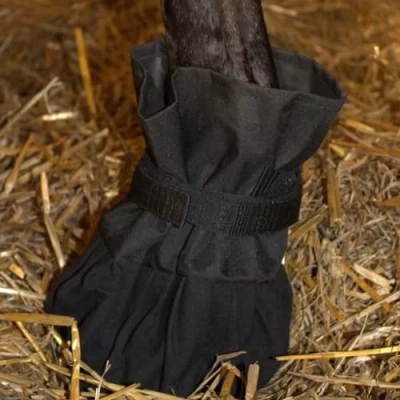 Imagen de PFIFF 103109 Zapatos de Tratamiento Impermeables para pezuñas y Garras, Material Lona, Talla única, Color Negro