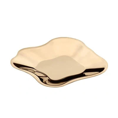 Imagen de Iittala Aalto Cuenco, Acero Inoxidable, Rosé Gold, 35.8 x 3 cm
