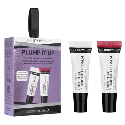 Imagen de The INKEY List Plump It Up 20ml, Tripeptide Lip Balm Duo Set, Clinically Proven Plumping Tinted Care, Hydrates Dry Cracked Lips, Vegan &amp; Cruelty Free