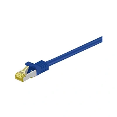 Imagen de Goobay 91619 Cable de red (5 m, Cat7, S/FTP (S STP), RJ 45, Azul)