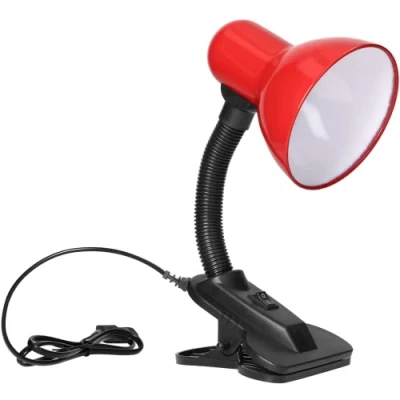 Imagen de Virone LATSA Luz Para Leer Con Abrazadera 40W E27 Acero + Plástico (Rojo)