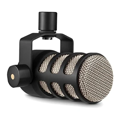 Imagen de RØDE PodMic Micrófono dinámico de calidad transmisión con montura giratoria integrada para podcasting, transmisión, juegos y grabación voz