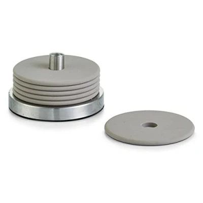 Imagen de Zeller 27223 Set de Posa Vasos, Acero Inoxidable, Gris, 10x10x6 cm, 7 Unidades