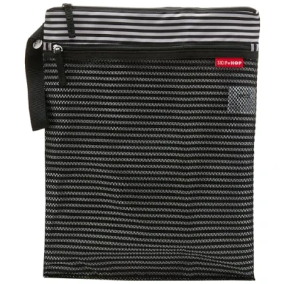 Imagen de Skip Hop Bolsa Seca húmeda, Grab &amp; Go, Rayas Blancas y Negras