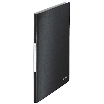 Imagen de Leitz 39580094 Style Display Book, negro satinado, 20 bolsillos, 1 pieza