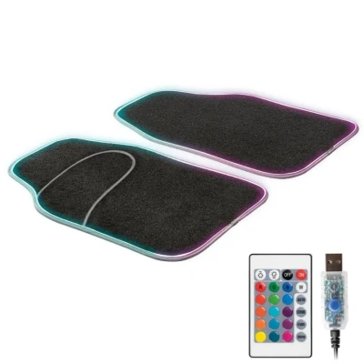 Imagen de WALSER Ambiente 29053 Juego de alfombrillas suelo delante 2 negro, multicolor Ajuste universal 66 44 norauto, oscaro, mister auto