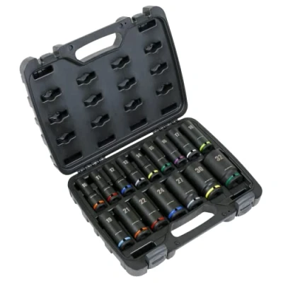 Imagen de Sealey AK5818M Juego de llaves vaso impacto 1/2&quot;, 16 piezas