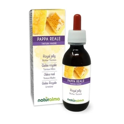 Imagen de Jalea real (Royal jelly) Tintura Madre sin alcohol Naturalma Extracto líquido gotas 120 ml Complemento alimenticio