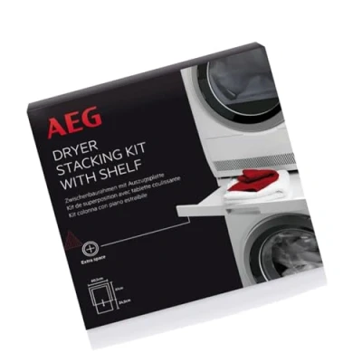 Imagen de AEG SKP11 Kit apilador para lavadoras, con cajón, color blanco