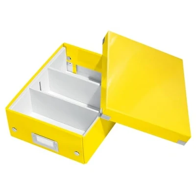 Imagen de Leitz Caja Organizadora, Gama Click and Store 60570016 Pequeña, Amarillo