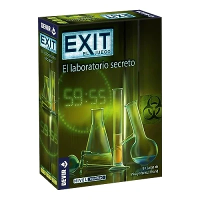 Imagen de Devir Exit: El laboratorio secreto, juego de mesa en español, con amigos, escape room, juegos misterio, adulto (BGEXIT13)