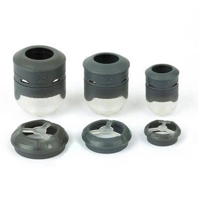 Imagen de Matrix Flexible Toss Pots 2pcs Mediano (Plus Lids) Accesorio para cebo