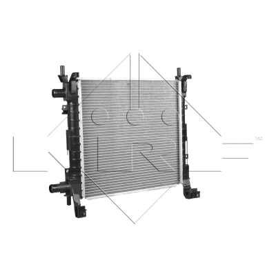 Imagen de NRF 54671 Radiador, refrigeración del motor Aluminio 380 360 34 Aletas unidas mecánicamente FORD: KA Hatchback
