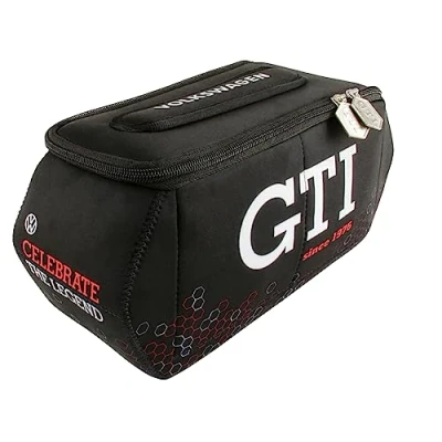 Imagen de BRISA VW Collection Bolsa de Neopreno Universal para cosméticos/Viajes/Farmacia Golf GTI Volkswagen (Hexágono/Negro/Pequeña)