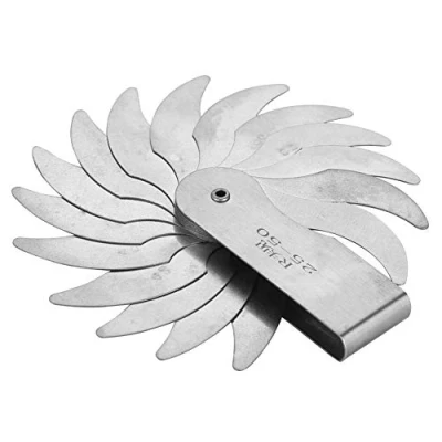 Imagen de Calibre de radio, R0.3 1.5/R1 6.5/R7 14.5/R15 25//R25 50/R52 100MM redondeo radio acero inoxidable(R25 50MM)