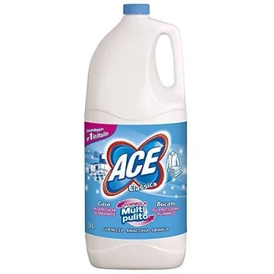Imagen de 2 x ACE blanqueadores clásicos regulares líquidos 5 litros 5000 ml