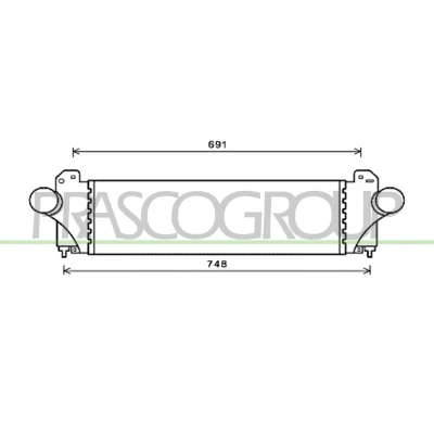Imagen de PRASCO FT929N001 Intercooler IVECO: Daily 6 , V Furgón / Familiar