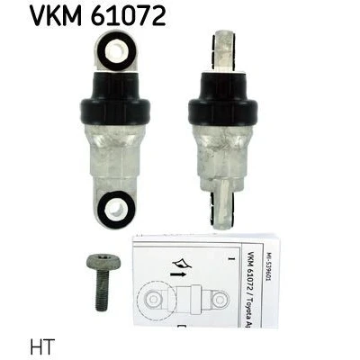Imagen de SKF VKM 61072 Polea Tensora TOYOTA: Corolla IX Hatchback, MR2 III Cabrio, Avensis II Berlina, NISSAN: TERRANO 2, Patrol GR 5 SUV, HONDA: CIVIC 8