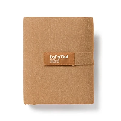 Imagen de Roll&#039;eat ® Bolsa Térmica Impermeable, Convertible en Mantel, para la Oficina, Excursiones y Viajes, Reutilizable Ecológica sin BPA con Cremallera, Color Marron Eat&#039;n&#039;Out Mini Nature
