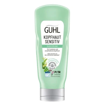 Imagen de Guhl Enjuague suave para el cuero cabelludo sensitivo. Contenido: 200 ml. Tipo de cabello: sensible, normal