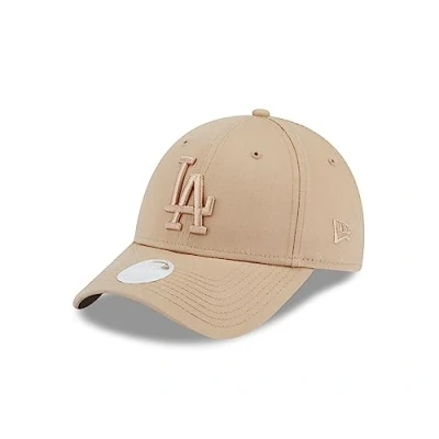 Imagen de New Era Los Angeles Dodgers MLB Damenkappe Beige Cap verstellbar tonales LA Logo Basecap für Frauen