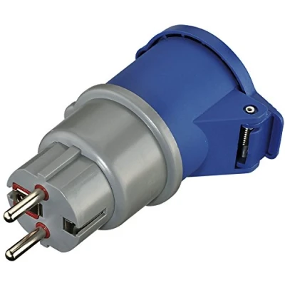Imagen de Electraline 80861 Enchufe adaptador universal (macho/hembra)