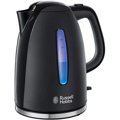 Imagen de Hervidor de agua Russel Hobbs Textures Plus 22591 70, 1.7 L, 2400 W, Negro