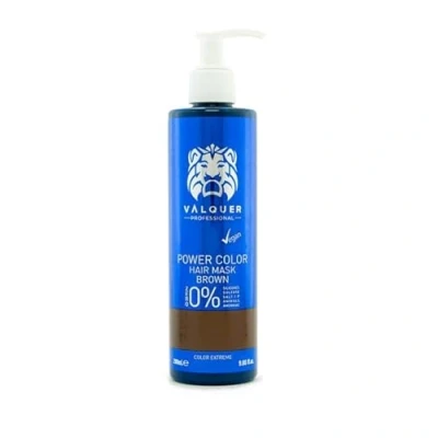 Imagen de Valquer Profesional Válquer Professional Mascarilla Power color cabellos teñidos. Vegano y sin sulfatos (Cabello castaño). Potenciador pelo 275 ml