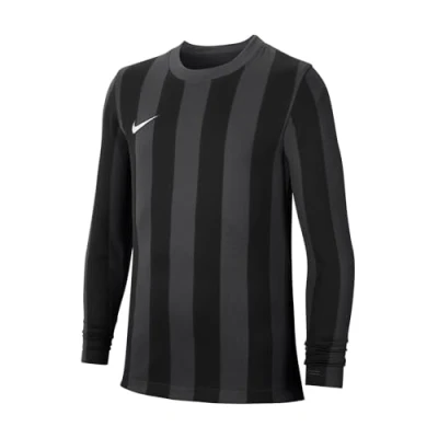 Imagen de Nike Unisex Niños Camiseta y Nk Df Strp Dvsn IV Jsy Ls, Gris Negro Blanco, CW3825 060, L