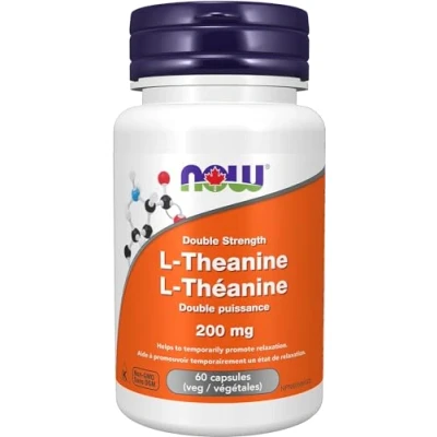 Imagen de Now L Theanine Double Strength 200 mg 60vcap