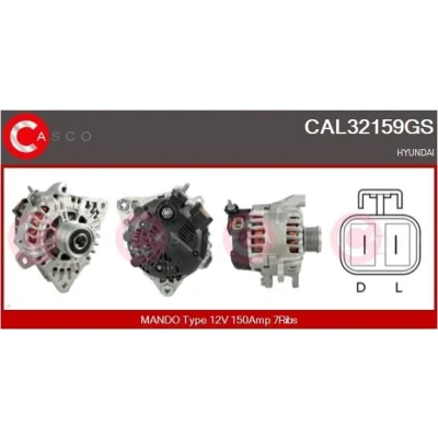 Imagen de CASCO CAL32159GS Alternador 12V 150A