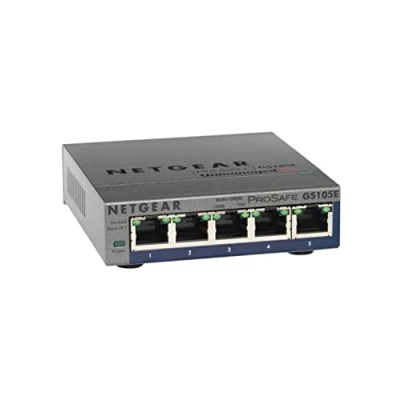 Imagen de NETGEAR Switch Gigabit gestionable de 5 puertos GS105E Prosafe+