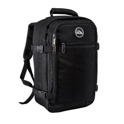 Imagen de Cabin Max Metz 40x20x25cm Equipaje de mano/mochila cabina, adecuada para los asientos permitidos Ryanair (40 x 20 25cm, Negro)