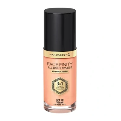 Imagen de Max Factor Facefinity 3 en 1 All Day Flawless Air bursh&amp; Vegan, Base de Maquillaje, Tono C64