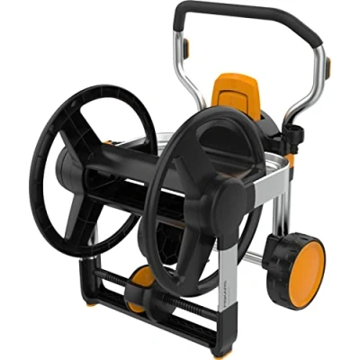 Imagen de Fiskars Waterwheel XL manual con ruedas, Enrollador de manguera, Sin Enrollado manual, Rotación 360, Diseño horizontal, 1062257