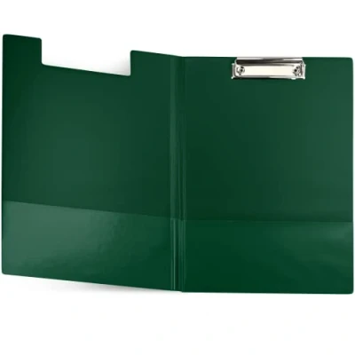 Imagen de Netuno 1 carpeta para portapapeles A4 con clip color verde oscuro DIN tapa tablero de escritura pinza metal placa dura plástico bloc notas portadocumentos