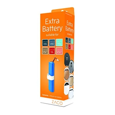 Imagen de ZACO Original de Iones Litio V5sPro, V5x, V80, V85, V4 y V3sPro, Robot Aspirador Repuesto, alterna, 2400 mAh, 14,4 V, 36,0 WH, Batería Serie V