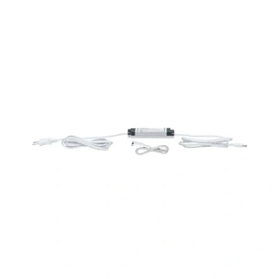 Imagen de Paulmann 70199 Fuente de alimentación YourLED para strip LED, accesorio, 15 W gris, negro, transformador strips, plástico 230/12 V CC conexión enchufe