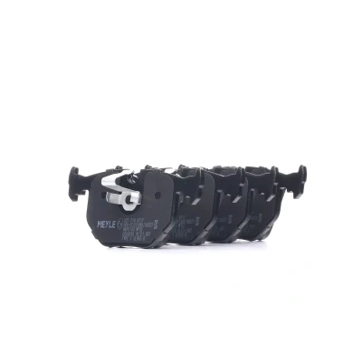 Imagen de MEYLE 025 214 8717 Juego de pastillas freno ORIGINAL Quality Eje trasero preparado para indicador desgaste Chapa antichirridos BMW: X3, 3 Berlina